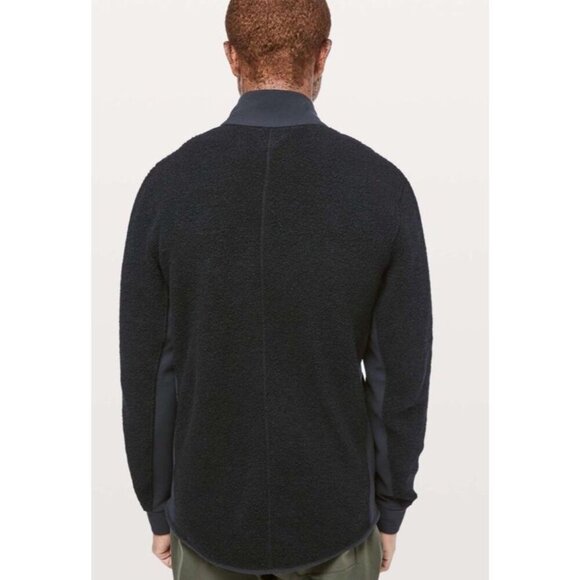 Lululemon Tundra Trek 1/2 Zip Sherpa In Black Men’s Size Medium - Picture 2 of 8